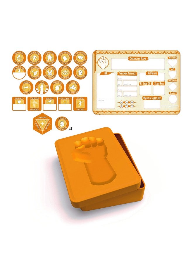 Gale Force Nine Gale Force 9 D&D 72511 Monk Token Set (Player Board & 23 Tokens) - Image 2