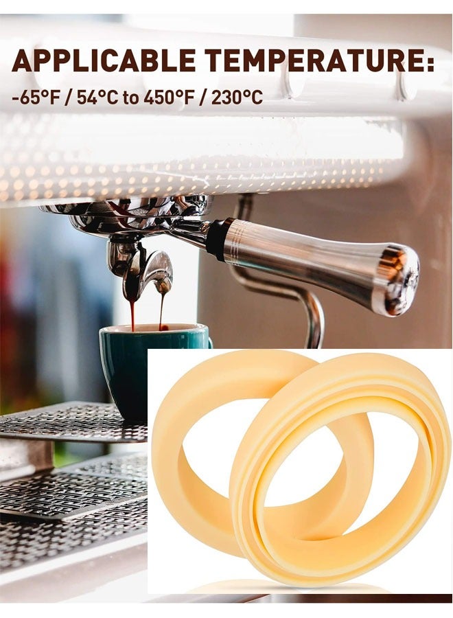 2 PCS Silicone Steam Ring, 54mm Grouphead Gasket Replacement Accessories, No BPA Silicone Gasket Seal, for Breville Espresso Machine 878/870/860/840/810/500/450/ Sage 500/870/875/880/810/878  - Image 5