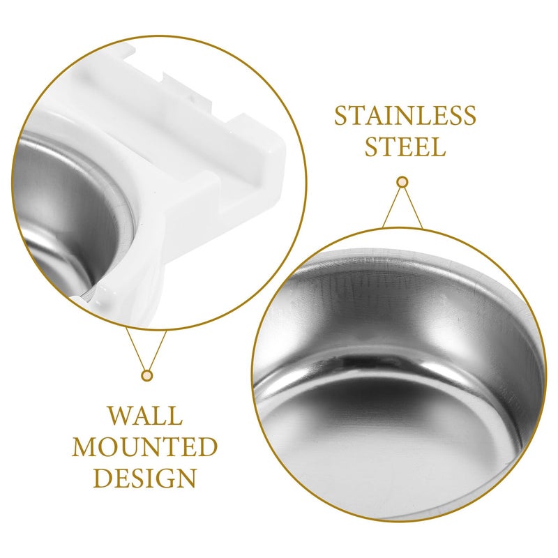 Stainless Steel Wall Mounted Ashtray Indoor Outdoor Cigarette Holder Easy to Clean - Image 5