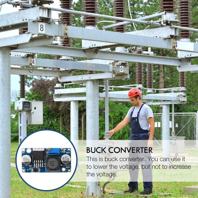 klarako 10 Pcs Power Module Boost Regulator Buck Module Buck Converter Power Converter Module Power Converter Parts Supply Module Converter Accessories DC Voltage Regulator Module - Image 3