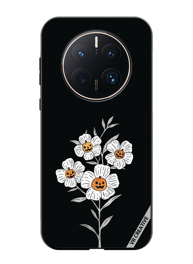 VR CREATIVE غطاء حماية لهاتف هواوي ميت 50 برو بتصميم زهرة الهالوين متعدد الألوان - Image 1