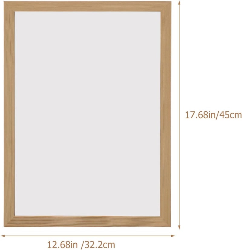 Homoyoyo Wooden A3 Photo Frame 29.7x42 Cm Wall Hanging Picture Frame Natural Wood Household Poster Display Holder for Home Décor - Image 2