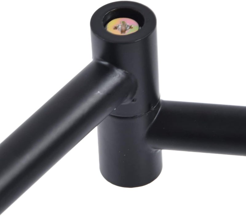 Hardened processed substance 6 Light LED Track Lighting Kit, Rotatable 90 Degree Lamp Head with GU10 Base Socket, Ideal for Bedroom Living Room Showroom Exhibition Hall Museum Cafe Restaurant Office (Black) All preference matching build - Image 3