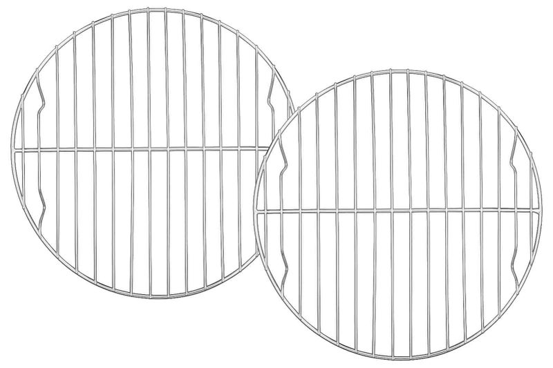 TeamFar TeamFar Round Cooling Rack Set of 2, 9 Inch Round Baking Steaming Roasting Rack Set Stainless Steel, Healthy & Dishwasher Safe, Mirror Finish & Rust Free - Image 1