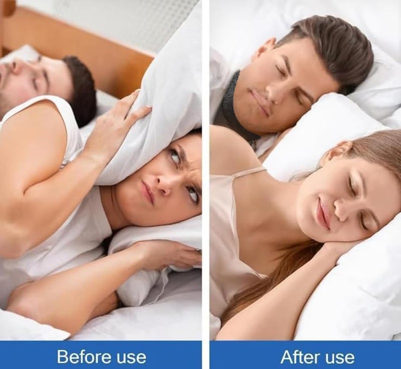 Oprtuisi Anti-Snoring Neck Support, Adjustable Soft Foam Neck Brace, Ergonomic Design for Sleep, Men & Women - Image 3
