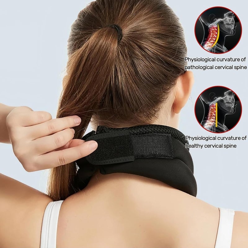 Oprtuisi Anti-Snoring Neck Support, Adjustable Soft Foam Neck Brace, Ergonomic Design for Sleep, Men & Women - Image 4