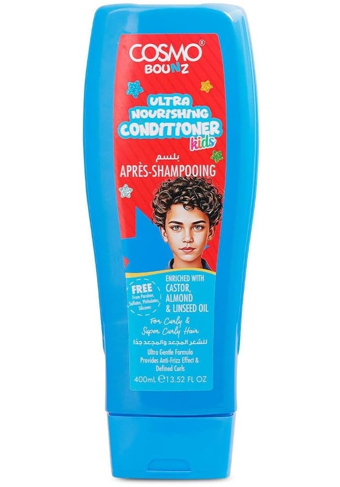 COSMO Bounz Ultra Nourishing Conditioner for Kids - 400ml - Image 1