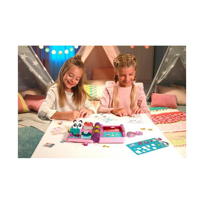 Funlockets Secret Journal Glitter Edition, Imaginative Play, Durable, Versatile, 6 Years+, Multicolor - 116 Pieces - Image 4