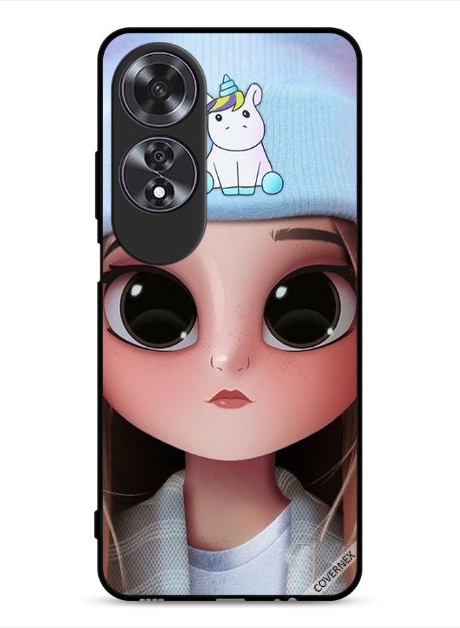 Covernex Oppo A60 Protective Case Cover Cute Unicorn Girl - Image 1