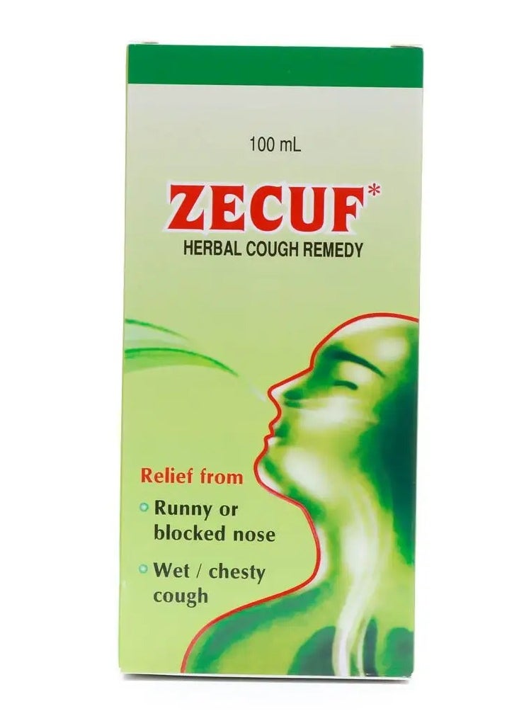 Zecuf - Zecuf Sugar Free Cough Syrup 100ml - Image 1
