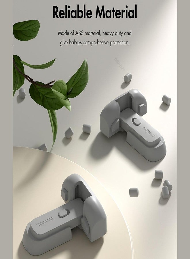 DRANZ Baby Safety Fridge Lock - Strong Adhesive Child Proof Refrigerator & Freezer Latch, Upgraded Toddler Safety Lock for Single Door, Easy Install Cabinet Door Lock, Baby Proofing Kitchen Accessorie - Image 3