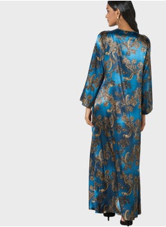 Coco Desert Printed Abaya Dress  - Image 2
