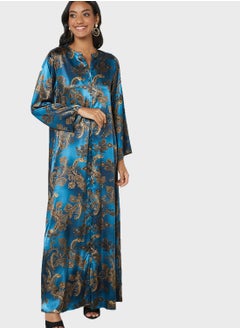 Coco Desert Printed Abaya Dress  - Image 4