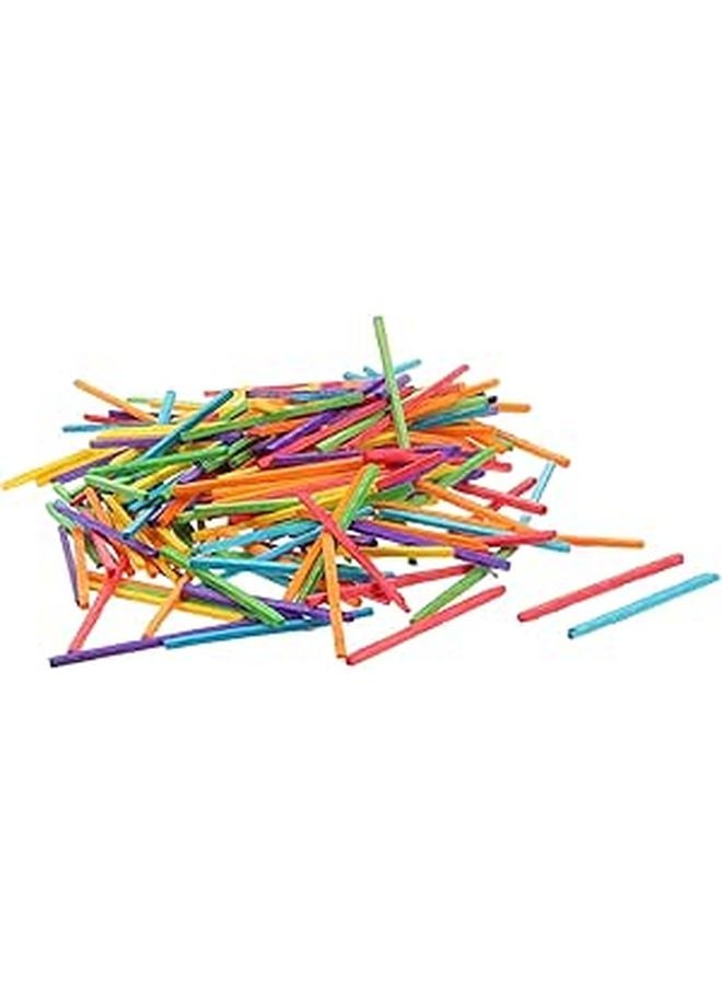 Multicolored Wooden Craft Sticks For Creative Art Projects And Educational Activities - Image 1