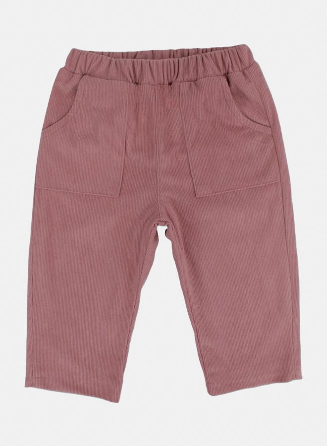 Pompelo Baby Girls Velvet Pants - Image 1