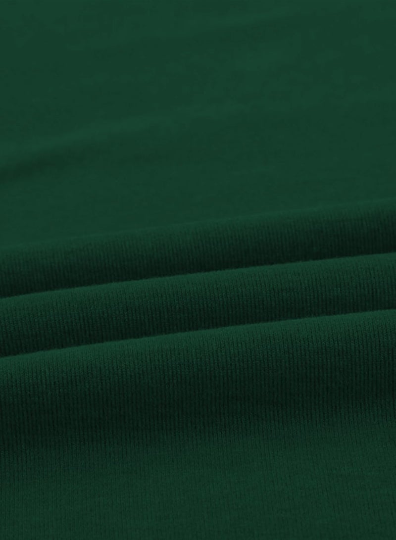Poetsky Womens Sweatshirt Dresses Fall Outfits for Women 2026 Winter Clothes Long Sleeve Shirts Tunics Tops Fashion Oversized Tunic with Pockets Tops for Leggings Forest Green L - Image 3