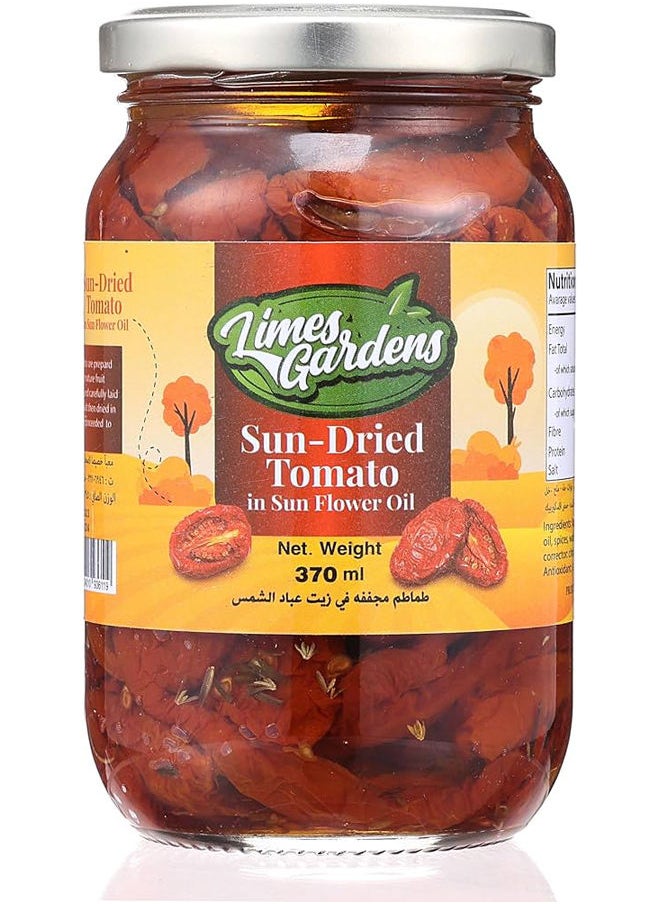 Limes Gardens - Dried Tomatoes In Sunflower Oil 370 ml - Image 1