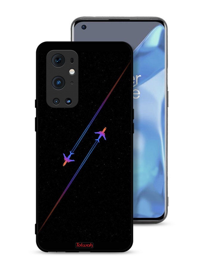 Tolwak OnePlus 9 Pro 5G Protective Case Cover Airplanes Art - Image 1