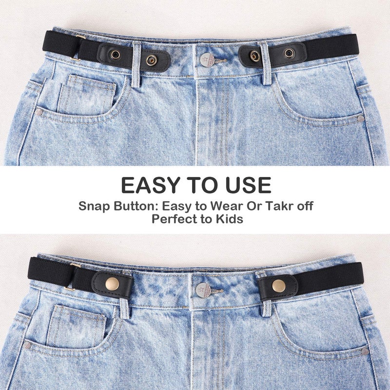 WHIPPY حزام أطفال مرن بدون مشبك، أحزمة قابلة للتعديل بدون مشبك للفتيات والفتيان من WHIPPY - Image 2