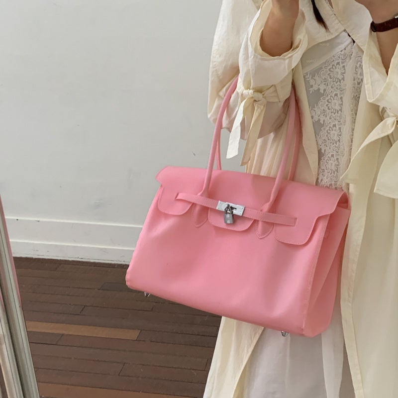 Kiikii Style Jelly Bucket Bag 2026 Summer Tote Large Capacity Underarm Bag - Image 3