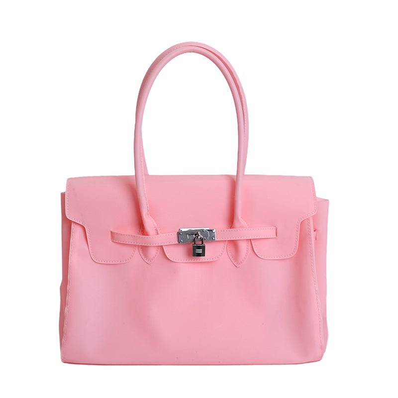 Kiikii Style Jelly Bucket Bag 2026 Summer Tote Large Capacity Underarm Bag - Image 5