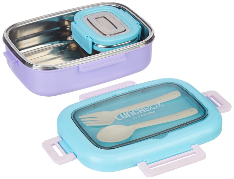 Ganesh Plastic Ultima Insulated Airtight Leak-Proof Lunch Box for Office, School, Picnic - 750ml - Color May Vary - Image 2