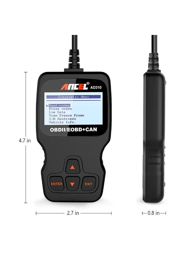 ANCEL AD310 OBD2 Scanner Car Diagnostic Tool Engine Fault Code Reader and Check Engine Light Reset Tool - Image 5