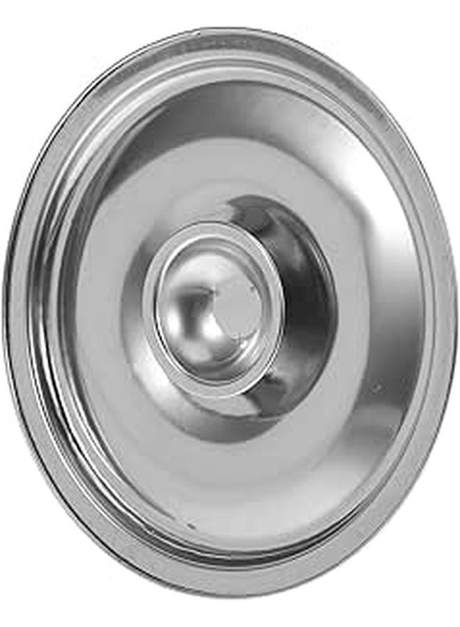 12cm Stainless Steel Pot Lid Replacement Cover for Saucepan Skillet Food Storage - Image 1