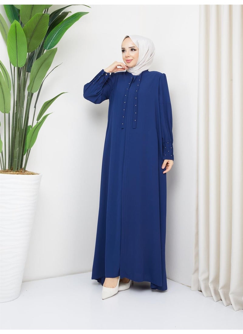 Women's Summer Abaya A Cut Wide Comfortable Thin Crepe Fabric 4695-1 - pzsku/Z99235C6D179CAE1B7D43Z/45/_/1738059567/063c5f64-5376-4e59-b118-ac0bc77efa9a