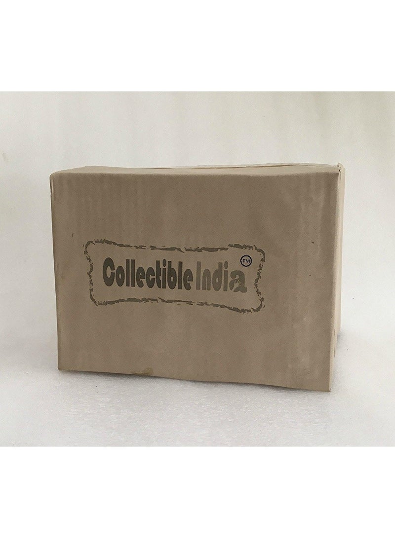 Collectible India Elephant Trunk Up Showpiece Decorative Items figurine for Home Decoration - Diwali Decoration Items for Home decor -Diwali Gift Gold Plated Statue Home/Office Table Living Room Decor - Image 3