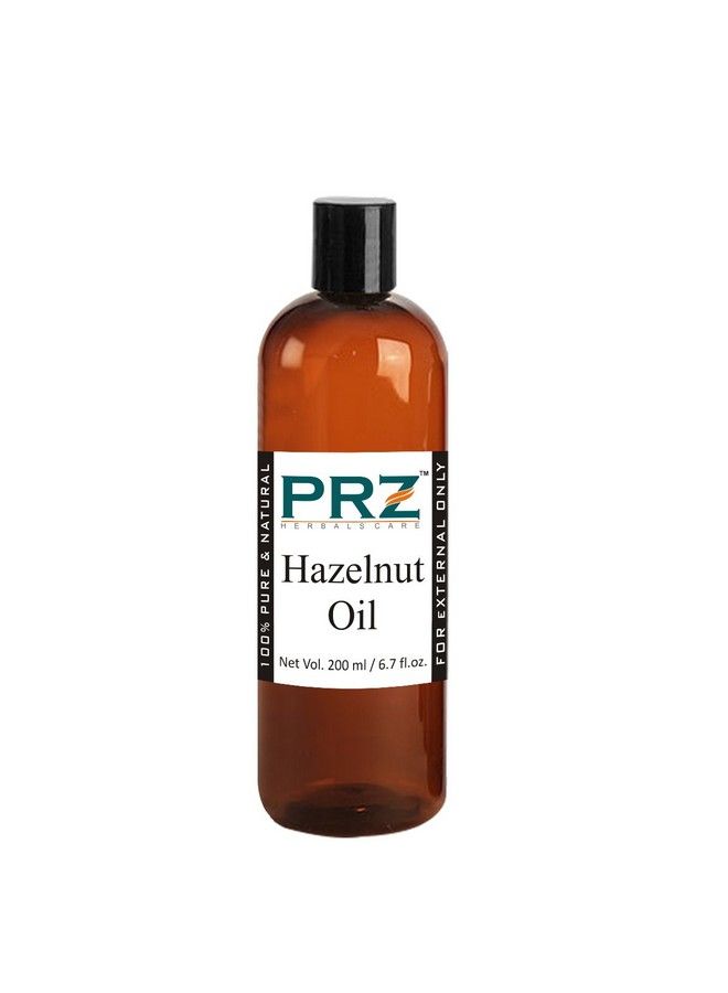 PRZ Hazelnut Cold Pressed Carrier Oil Pure Natural & Therapeutic Grade Oil For Aromatherapy Body Massage Skin Care & Hair Care 200 Ml - Image 2