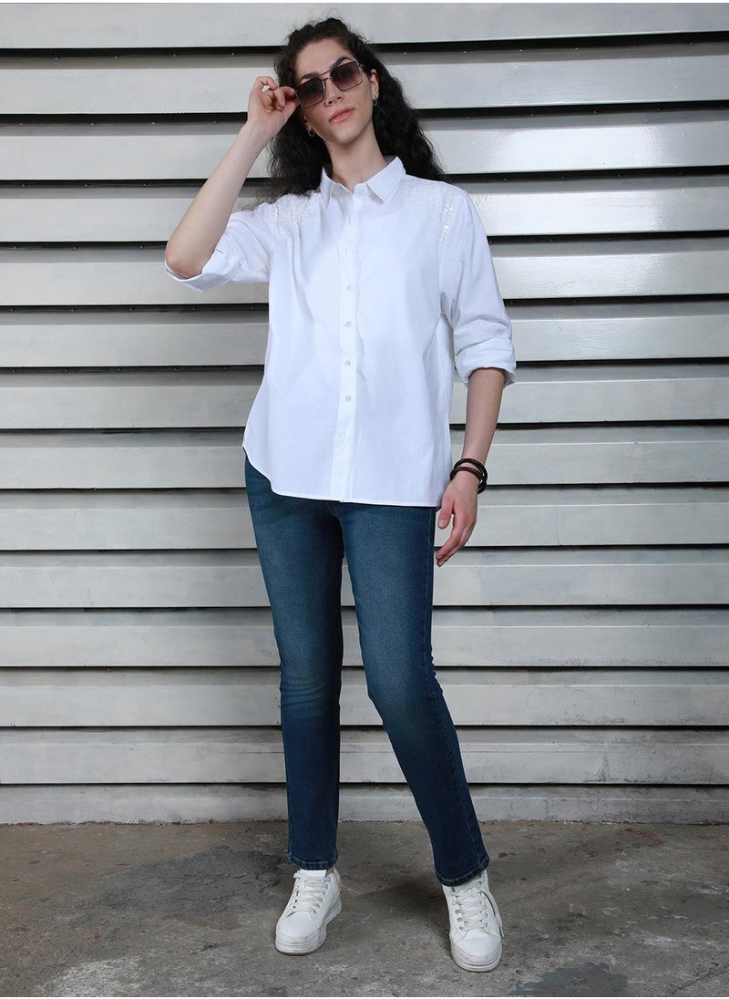 HIGH STAR - Women White Shirts - Image 1