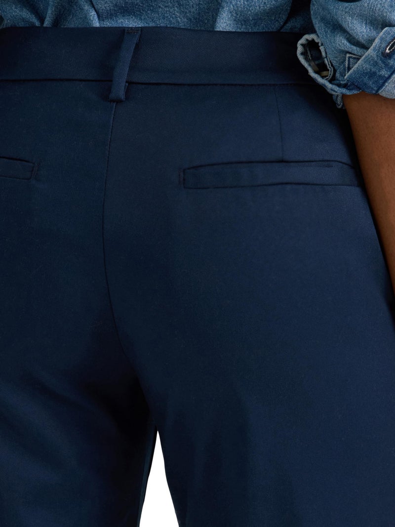 Lee Women's Wrinkle Free Mid Rise Bootcut Pant Rivet Navy 12 - Image 3