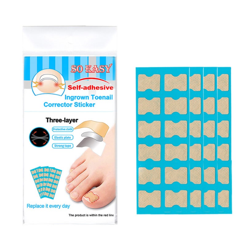48Pcs Jelly Glue Self-adhesive Ingrown Teonail Corrector Stickers Simple Paste Daily Replacement Ingrown Teonail Corrector Tool - Image 1
