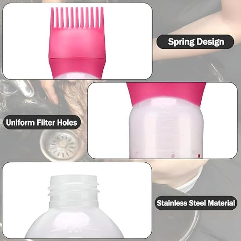 Ergonomic Hair Oil Tool - Designed for comfort and efficiency, this hair oil tool allows for precise application and is perfect for all hair types. (1 pcs) - Image 3