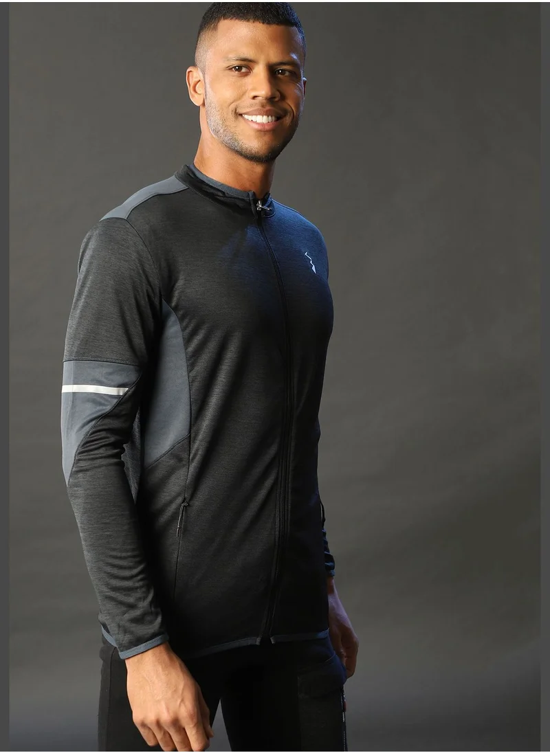 Campus Sutra High Neck Sports Jacket
