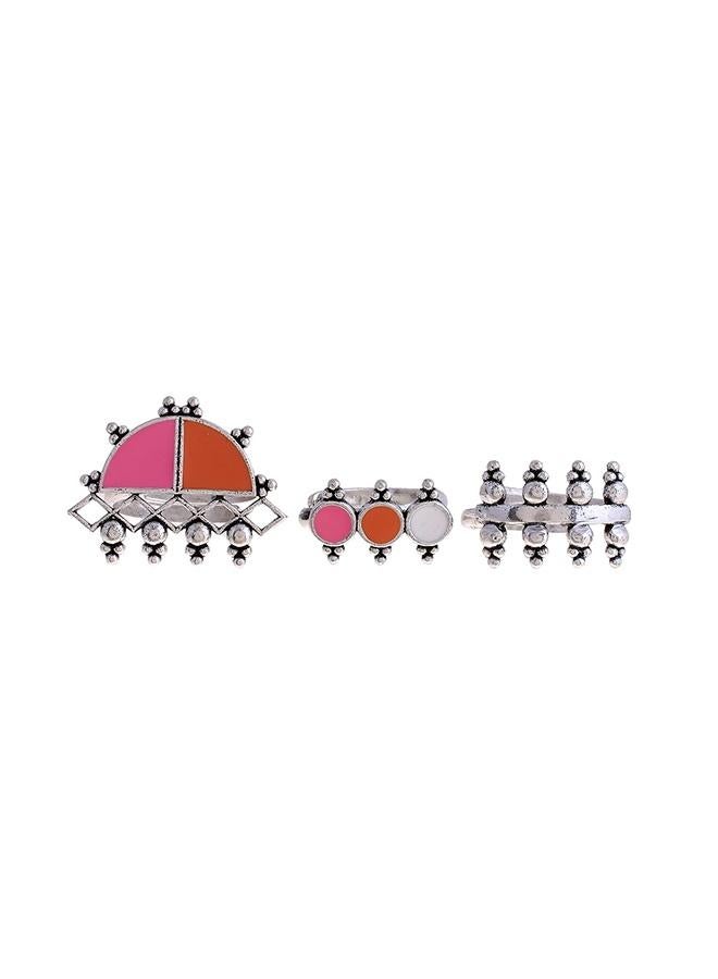 VOYLLA Bagh E Fiza Set of 3 Rings - Image 2