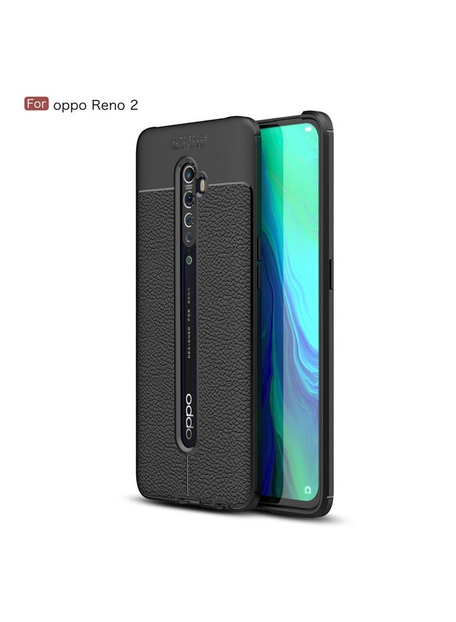 The Bros Case For OPPO Reno 2 Litchi Texture TPU Shockproof Case