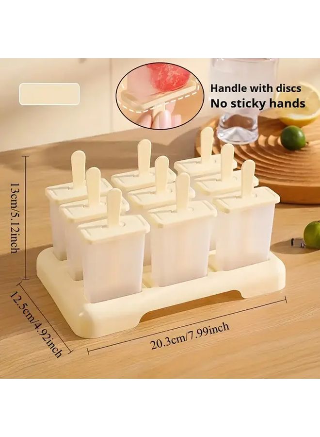 Blue 9 Layer Ice Cream Mold Easy Release Clean For Homemade Frozen Desserts - Image 5