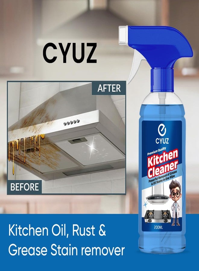 Cyuz Planet Kitchen and Tap Cleaner Limescale Remover Kitchen Cleaner (200 ml, Pack of 1) - Image 5