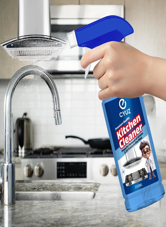 Cyuz Planet Kitchen and Tap Cleaner Limescale Remover Kitchen Cleaner (200 ml, Pack of 1) - Image 3