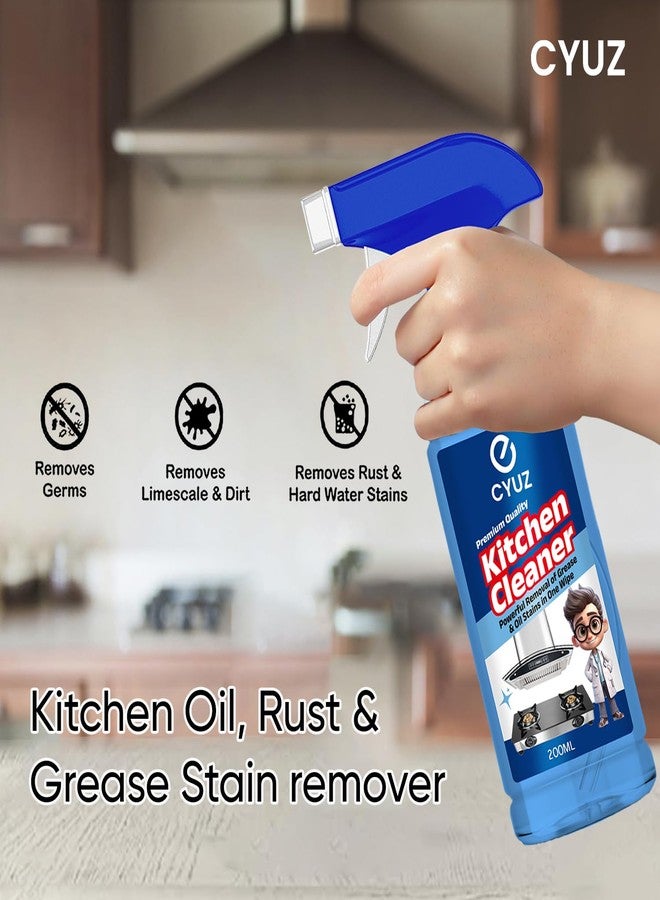 Cyuz Planet Kitchen and Tap Cleaner Limescale Remover Kitchen Cleaner (200 ml, Pack of 1) - Image 4