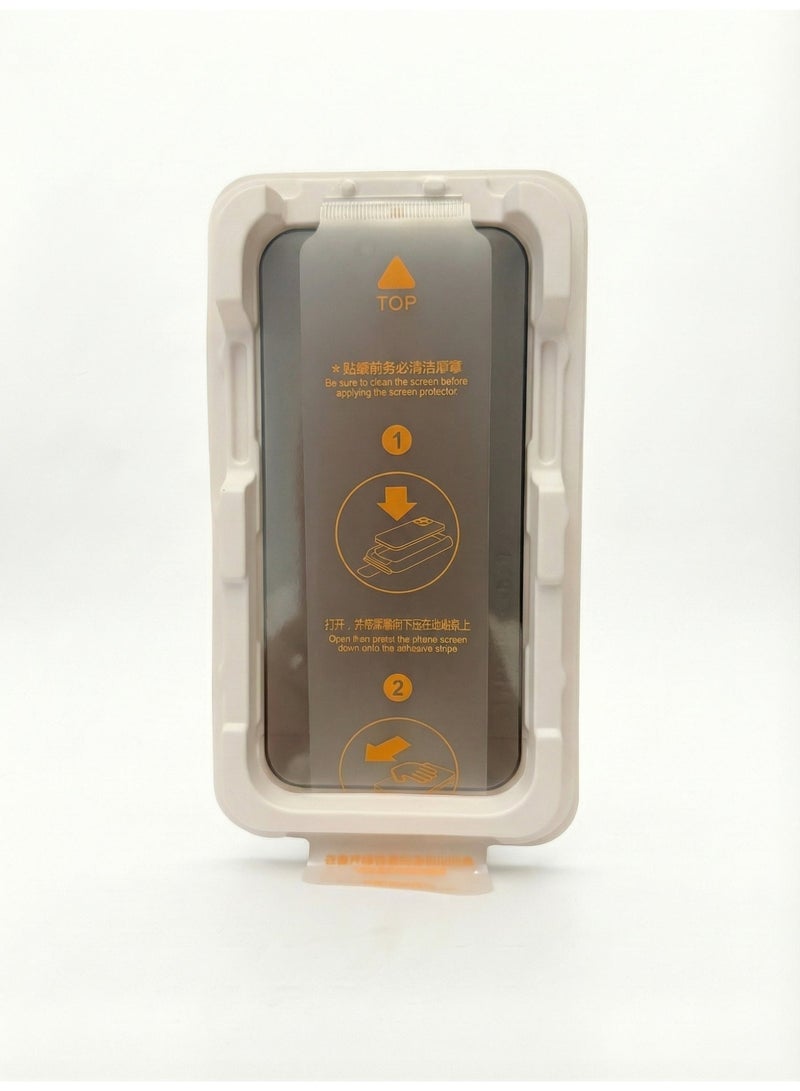 PIXEL Essentials Magic Box Privacy Tempered Glass for iPhone 17 Air | Anti-Spy Screen Protector | 9H Hardness | Anti-Fingerprint | Easy Bubble-Free Installation | Black Privacy - Image 4