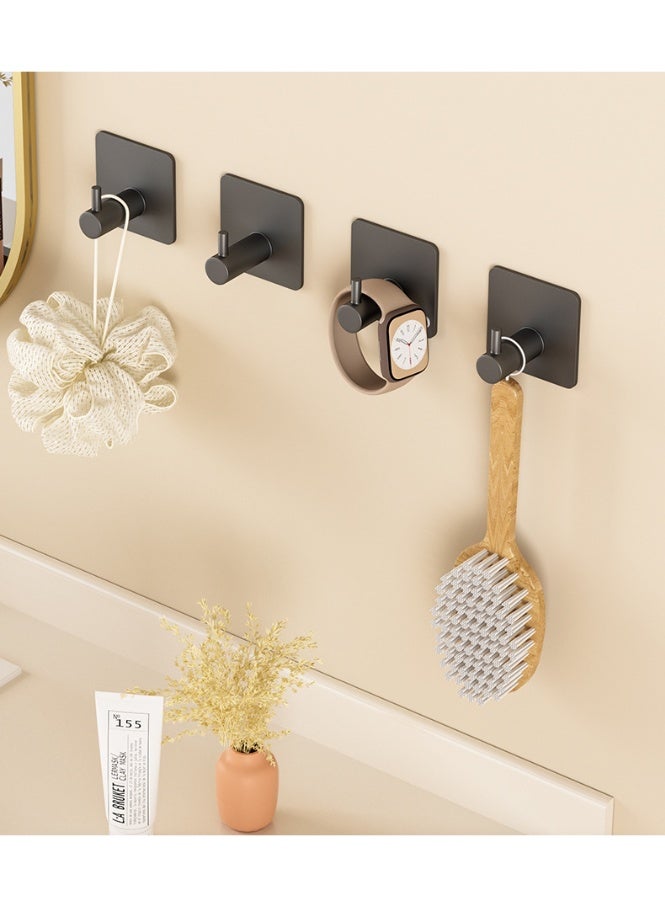 4-piece set of 304 stainless steel jacket and robe hook, gold, silver, white and black, various specifications - Image 1