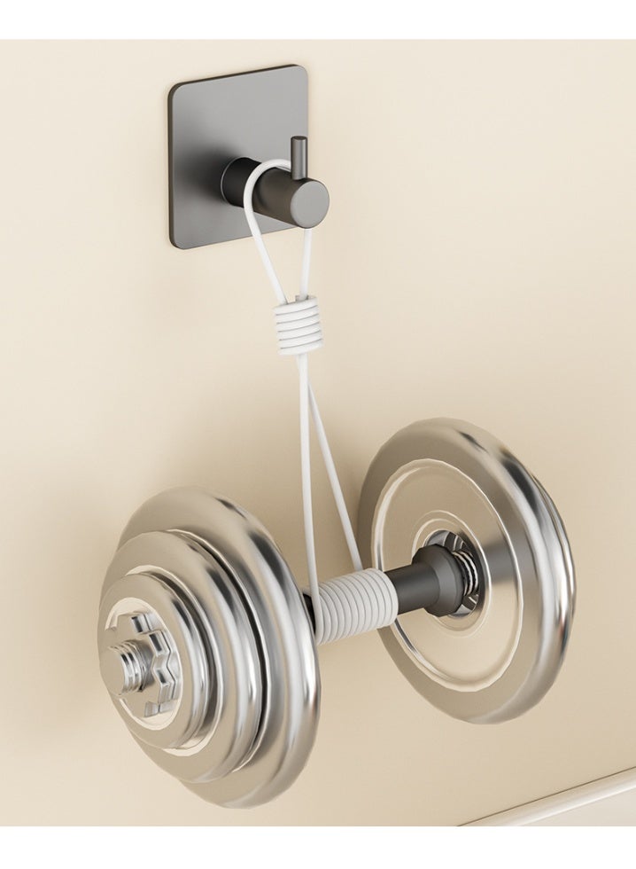 4-piece set of 304 stainless steel jacket and robe hook, gold, silver, white and black, various specifications - Image 5