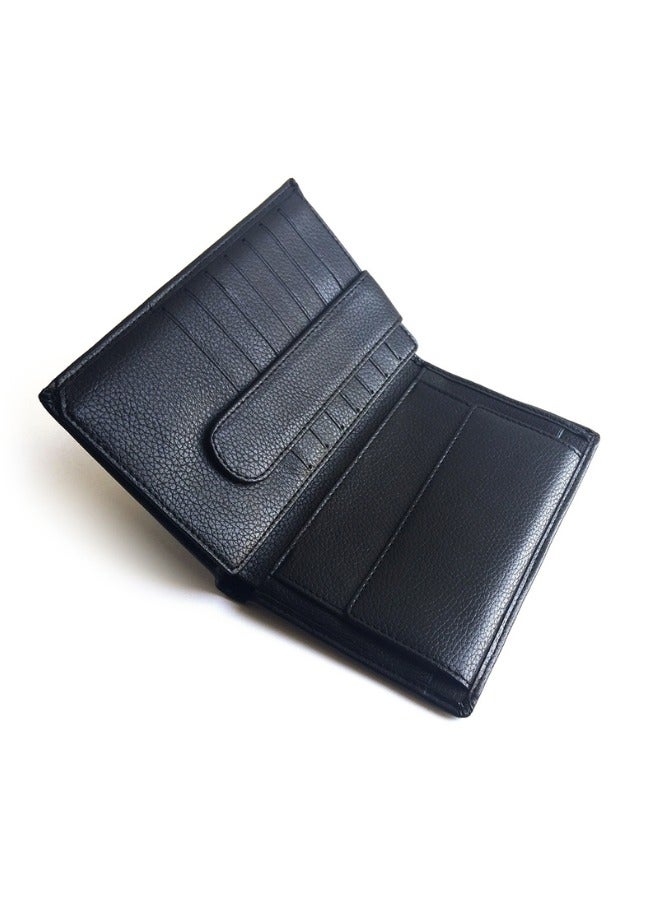 Halapack Unisex Leather Passport Wallet with RFID Protection for Credit Card, Money & Boarding - Image 1