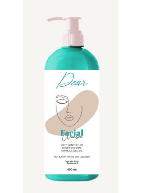 Dear Facial Cleanser For Oily & Acne Prone Skin 400ML