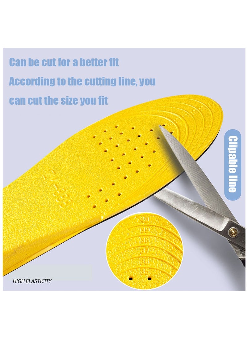 NIBEMINENT 1pair Height Increase Insoles For Women Men Invisible Boost 1.5-3.5cm/5.91-13.78'' Breathable Orthopedic Elevator EVA Insoles Shock Absorption Pads - Image 5