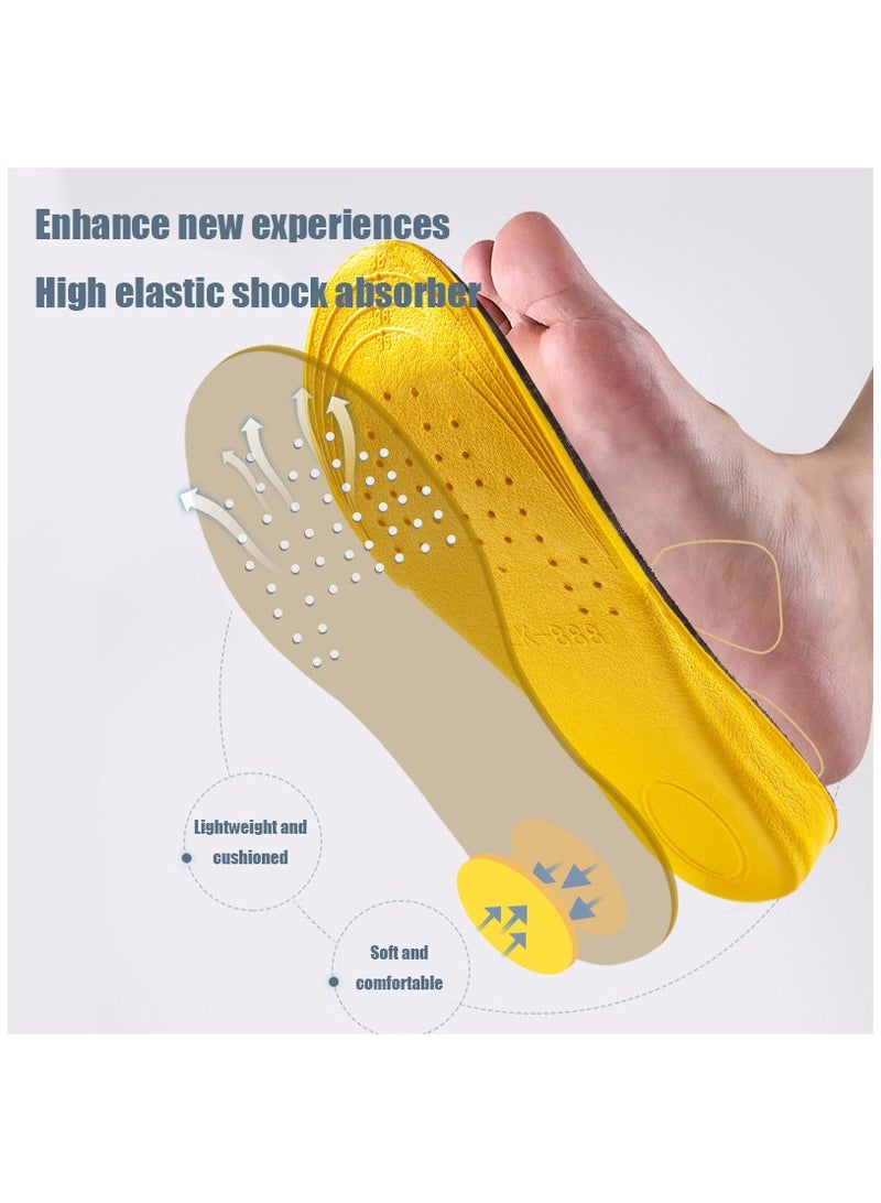 NIBEMINENT 1pair Height Increase Insoles For Women Men Invisible Boost 1.5-3.5cm/5.91-13.78'' Breathable Orthopedic Elevator EVA Insoles Shock Absorption Pads - Image 4