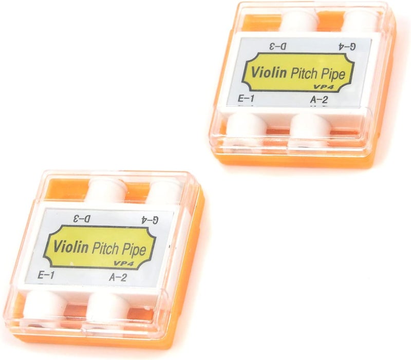 Dnyta 2pcs Violin Pitch Pipe Four-Holes Tuning Mouth-Blown Tuner Musical Instrument Accessories - Image 1